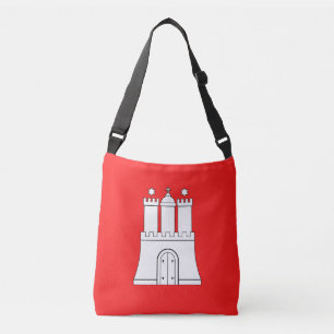 Ajustable Sac à bandoulière Drapeau de Hambourg