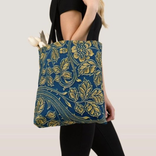 Ajustable Sac à bandoulière Élégance Fleur Dorée
