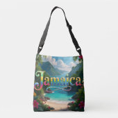 Ajustable sac à bandoulière jamaïcain (Dos)