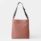 Ajustable Sac à bandoulière marron rose (Dos)