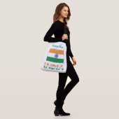 Ajustable Sac à bandoulière personnalisé avec drapeau indien (Sur le modèle)