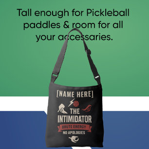 Ajustable Sac à bandoulière Pickleball avec Intimidateur