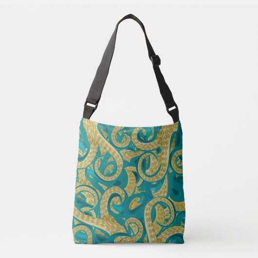 Ajustable Sac à bandoulière pieuvre (Devant)