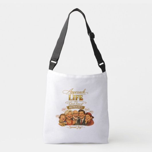 Ajustable Sac à bandoulière Radiate joy (Devant)