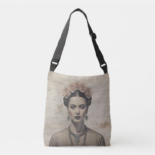 Ajustable Sac à bandoulière Rustique Bohème Muse - Frida Kah