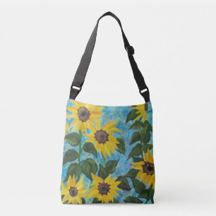 Ajustable Sac à bandoulière tournesol