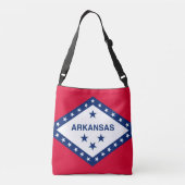 Ajustable Sac à drapeau, Arkansas (Dos)