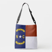 Ajustable Sac à drapeau, Caroline du Nord (Dos)