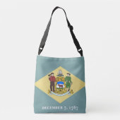Ajustable Sac à drapeau, Delaware (Dos)