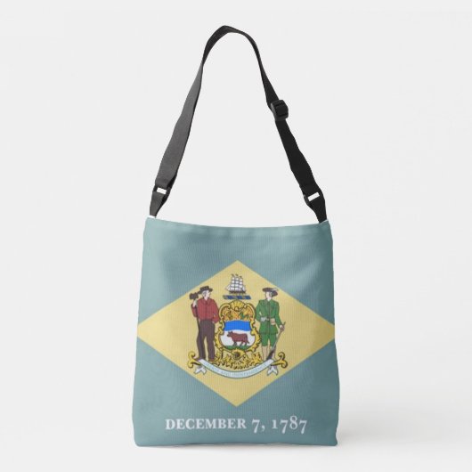 Ajustable Sac à drapeau, Delaware (Dos)