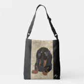 Ajustable Sac à épaule Dachshund Chien chiot (Dos)