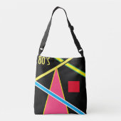 Ajustable Sac à épaule style années 80 rétro (Dos)
