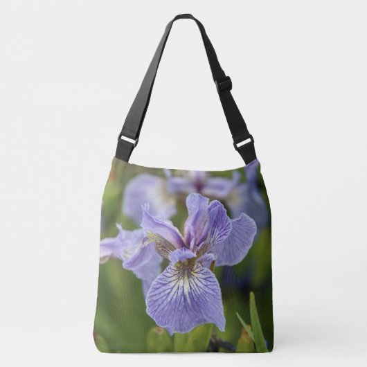 Ajustable Sac à fleurs violet Iris sauvage (Devant)