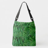 Ajustable Sac à fougère vert-Une touche de nature : Crossbod (Devant)