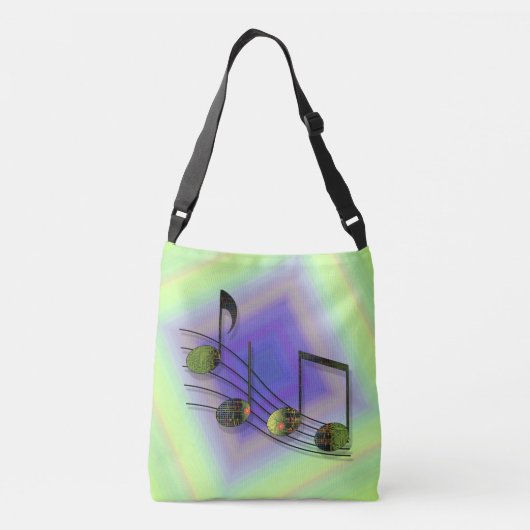 Ajustable Sac à impression intégrale de notes Dubstep (Dos)