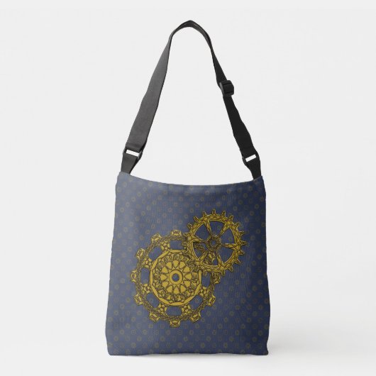 Ajustable Sac à impression intégrale d'horlogerie tissée (Devant)