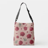 Ajustable Sac à main à motif rose | Sac fourre-tout (Dos)