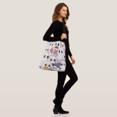 Ajustable Sac à main automnal Cute Spooky Ghosts Café & Chat (Sur le modèle)