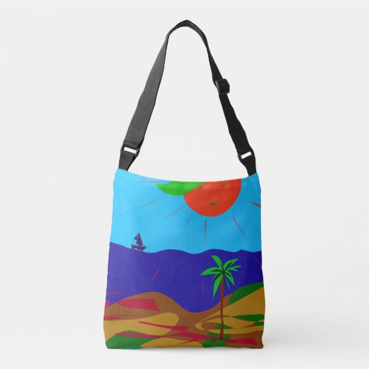 Ajustable Sac à main avec bandoulière longue (Devant)