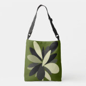 Ajustable Sac à main botanique fleuri moderne (Dos)