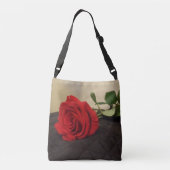 Ajustable Sac à main carrossable Red Roses (Dos)