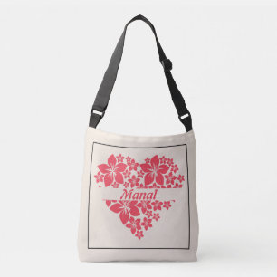 Ajustable Sac à main cœur floral amour