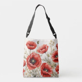 Ajustable Sac à main croisé Poppy Covered (Dos)