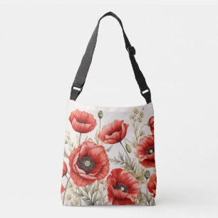 Ajustable Sac à main croisé Poppy Covered