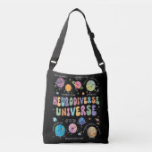 Ajustable Sac à main de sensibilisation à l'univers neurodiv (Devant)