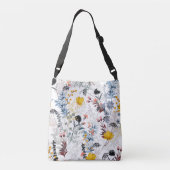Ajustable Sac à main élégant de prairie fleurie sauvage (Dos)
