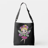 Ajustable Sac à main Fée Fleur Mignonne (Dos)