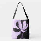 Ajustable Sac à main floral abstrait minimal (Dos)