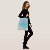Ajustable Sac à main multicolore aquarelle (Sur le modèle)