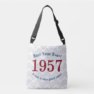 Ajustable Sac à main pour les 60 ans '1957 ♥ Meilleure année