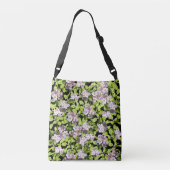 Ajustable Sac à main transversal Fleur de pommier de printem (Dos)