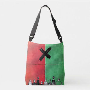 Ajustable Sac à main urbain pop art X