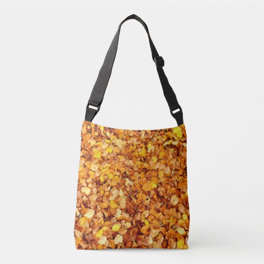 Ajustable Sac à travers le corps aux feuilles d'automne (Devant)