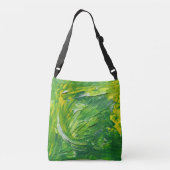 Ajustable Sac Abstrait vert Jaune (Dos)