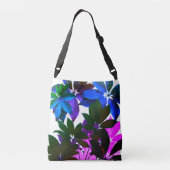 Ajustable Sac bandoulière feuilles de jungle (Dos)