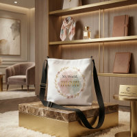 Sac bandoulière Floral Mom – Cadeau pour Maman