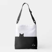 Ajustable Sac bandoulière Sneaky Cat (Dos)