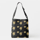 Ajustable Sac carrossable à fleurs jaunes (Dos)
