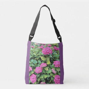 Ajustable Sac carrossable à fleurs roses sur toute impressio