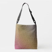 Ajustable Sac carrossable à Parties scintillant dorées foncé (Dos)