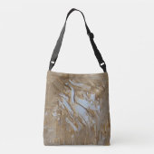 Ajustable Sac carrossable abstrait Brown (Dos)