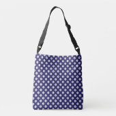 Ajustable Sac carrossable bleu japonais (Dos)