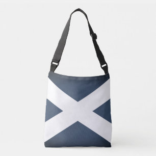 Ajustable Sac carrossable bleu vintage Scotland