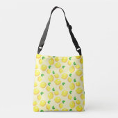 Ajustable Sac carrossable de citrons jaunes (Dos)