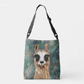 Ajustable Sac carrossable drôle avec Llama curieuse (Dos)