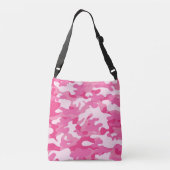 Ajustable Sac carrossable en camouflage rose (Dos)